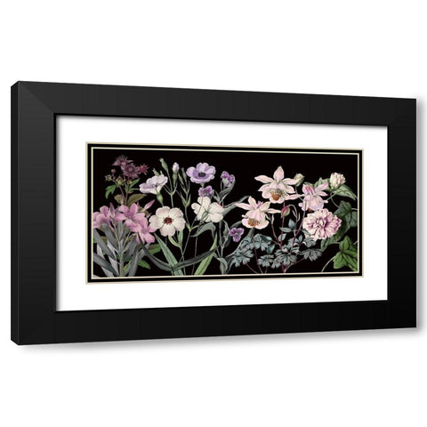 Garden Array Black Modern Wood Framed Art Print with Double Matting by Jill, Susan