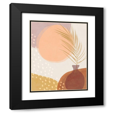 Sedona Sunset Black Modern Wood Framed Art Print with Double Matting by Jill, Susan