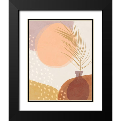 Sedona Sunset Black Modern Wood Framed Art Print with Double Matting by Jill, Susan
