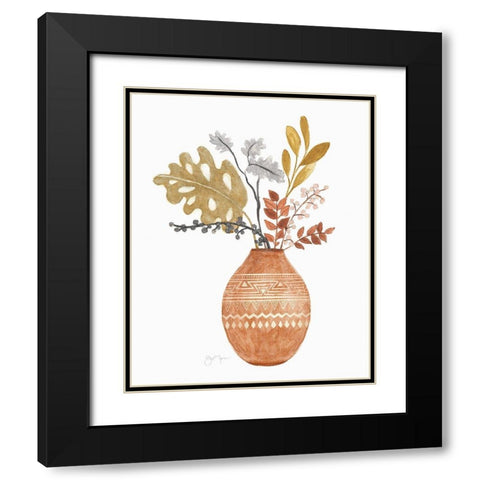 Sunset Meadow Picks II Black Modern Wood Framed Art Print with Double Matting by Tava Studios