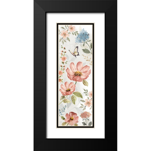 Summertime II Black Modern Wood Framed Art Print with Double Matting by Nan