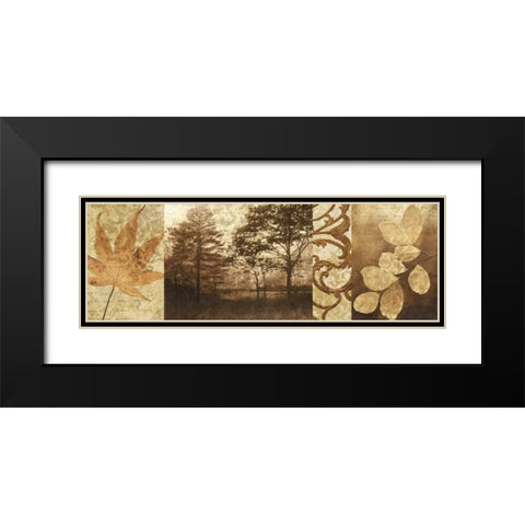 Equinox II Black Modern Wood Framed Art Print with Double Matting by Mallett, Keith
