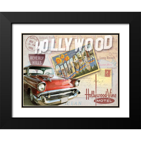 Road Trip I Black Modern Wood Framed Art Print with Double Matting by Mallett, Keith
