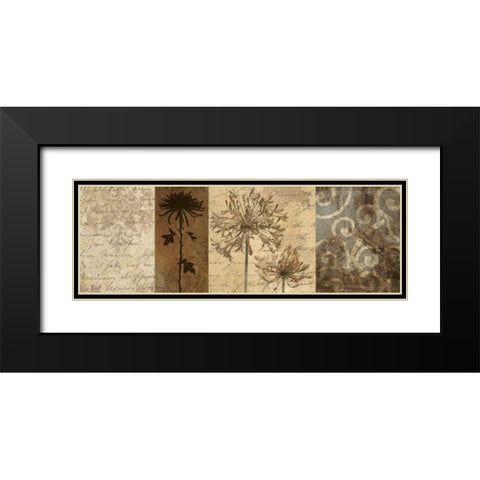 Memoir II Black Modern Wood Framed Art Print with Double Matting by Mallett, Keith