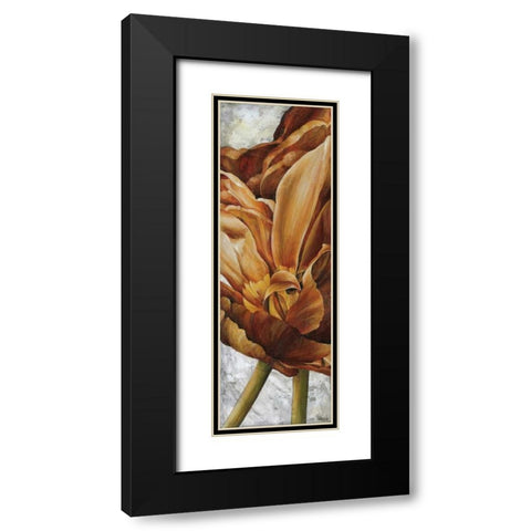 Single Appeal II Black Modern Wood Framed Art Print with Double Matting by Thompson, Linda