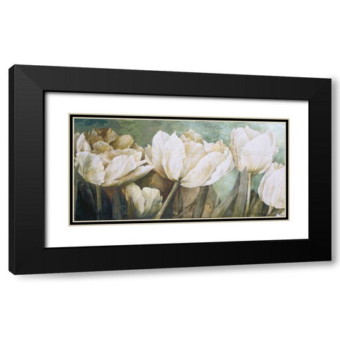 Taste of Summer Black Modern Wood Framed Art Print with Double Matting by Thompson, Linda