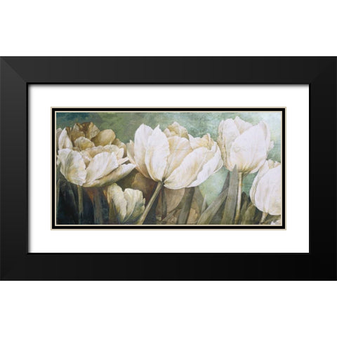 Taste of Summer Black Modern Wood Framed Art Print with Double Matting by Thompson, Linda