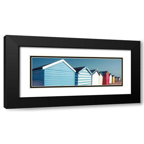 Beach Buddies Black Modern Wood Framed Art Print with Double Matting by Frank, Assaf