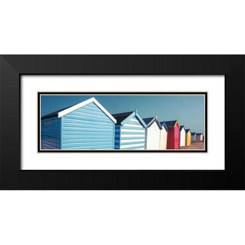 Beach Buddies Black Modern Wood Framed Art Print with Double Matting by Frank, Assaf