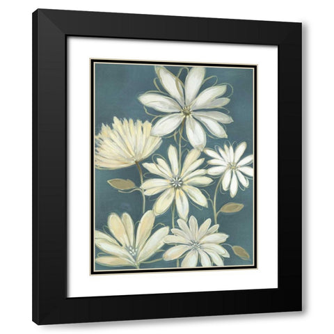 Opposites Attract I Black Modern Wood Framed Art Print with Double Matting by Maria