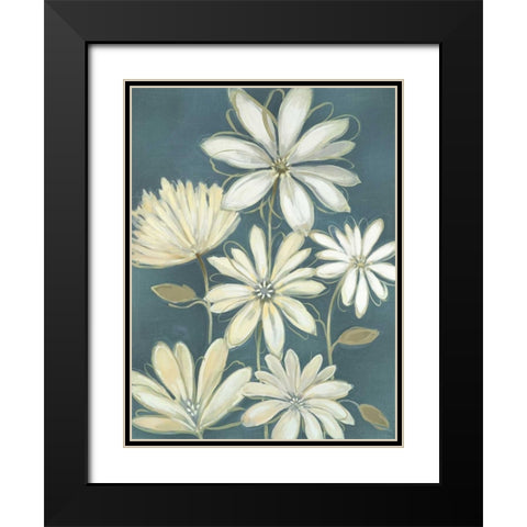 Opposites Attract I Black Modern Wood Framed Art Print with Double Matting by Maria