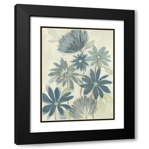 Opposites Attract I Black Modern Wood Framed Art Print with Double Matting by Maria
