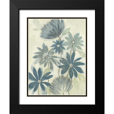 Opposites Attract I Black Modern Wood Framed Art Print with Double Matting by Maria