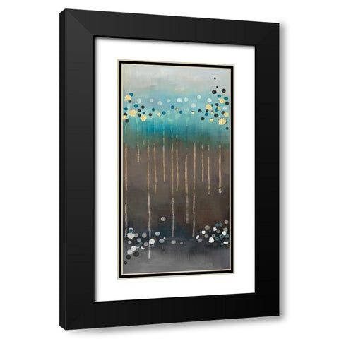 Spot of Rain II Black Modern Wood Framed Art Print with Double Matting by Maitland, Laurie
