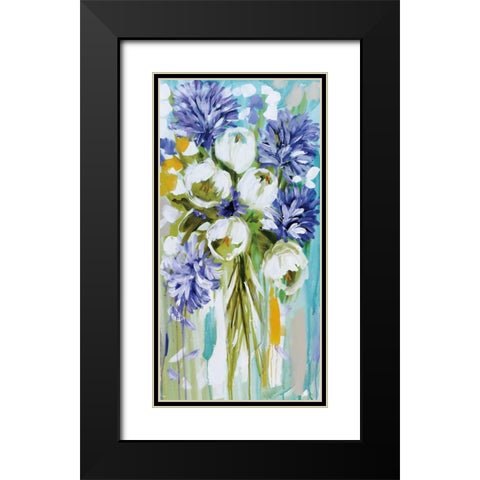 Summer Glow Black Modern Wood Framed Art Print with Double Matting by Brooks, Amanda J.