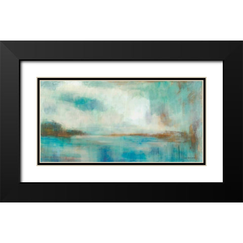 A Familiar Light Black Modern Wood Framed Art Print with Double Matting by Parker, Karen Lorena