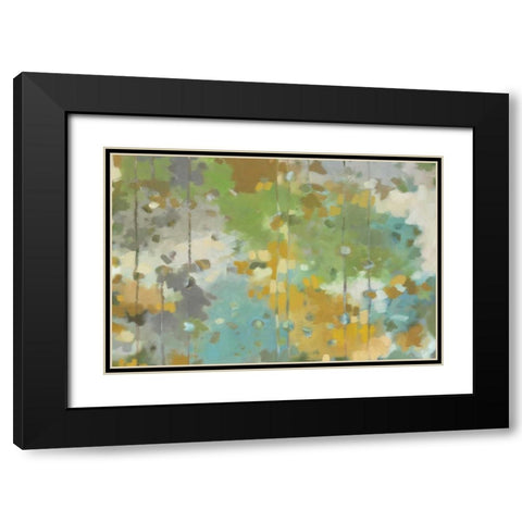 Make Believe Black Modern Wood Framed Art Print with Double Matting by Weber, Jennifer