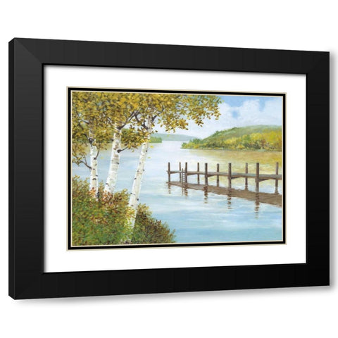 Rural Route II Black Modern Wood Framed Art Print with Double Matting by Fisk, Arnie