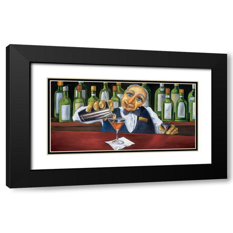 Jack Black Modern Wood Framed Art Print with Double Matting by Rafuse, Will