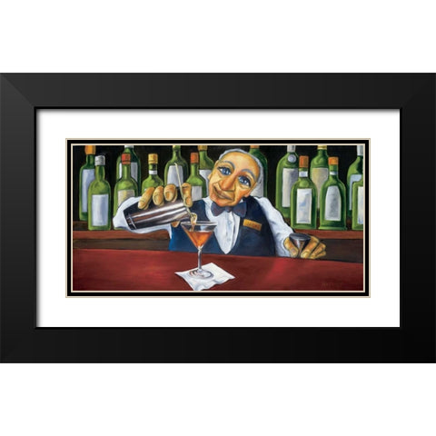 Jack Black Modern Wood Framed Art Print with Double Matting by Rafuse, Will