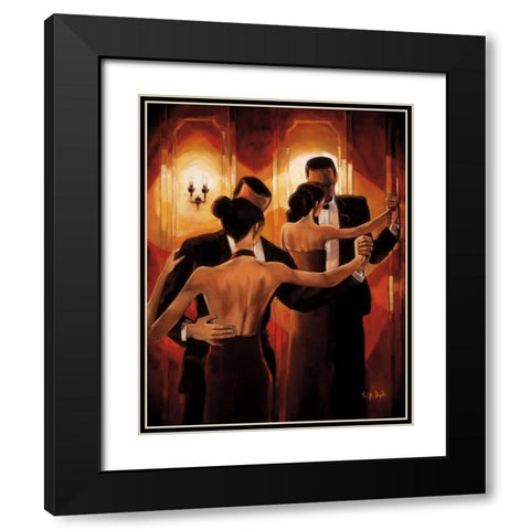 Tango Shop II Black Modern Wood Framed Art Print with Double Matting by Biddle, Trish