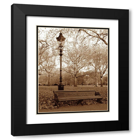 Restful Autumn II Black Modern Wood Framed Art Print with Double Matting by Maihara/Watt, Jeff/Boyce
