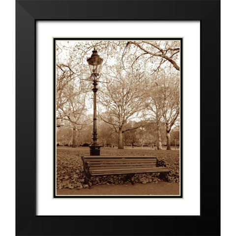 Restful Autumn II Black Modern Wood Framed Art Print with Double Matting by Maihara/Watt, Jeff/Boyce