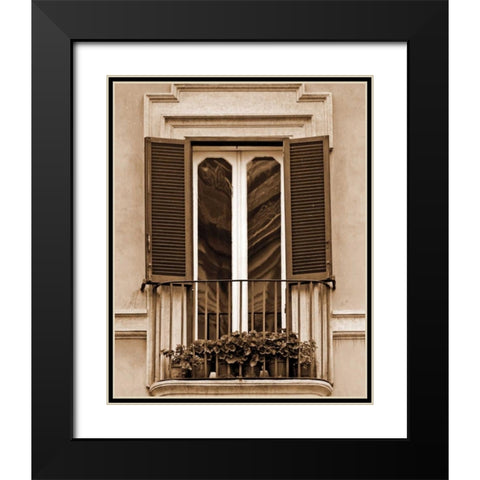 Italian Moments III Black Modern Wood Framed Art Print with Double Matting by Maihara/Watt, Jeff/Boyce