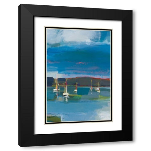 Coastal Display III Black Modern Wood Framed Art Print with Double Matting by Fitsimmons, A