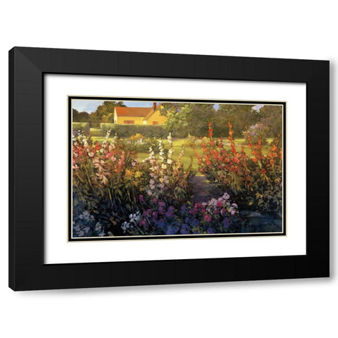 Farm Garden Black Modern Wood Framed Art Print with Double Matting by Craig, Philip