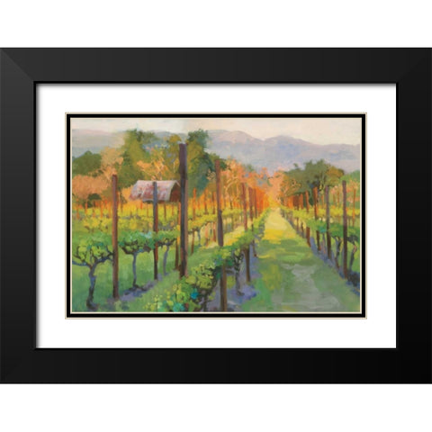 Silverado Afternoon Black Modern Wood Framed Art Print with Double Matting by Debrosky, Christine