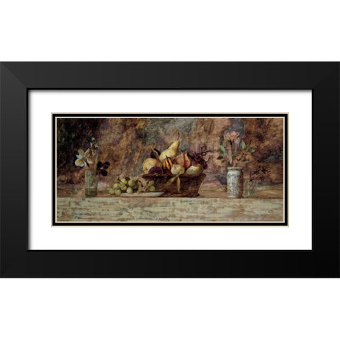 Bodegen Black Modern Wood Framed Art Print with Double Matting by Dominguez, Goyo