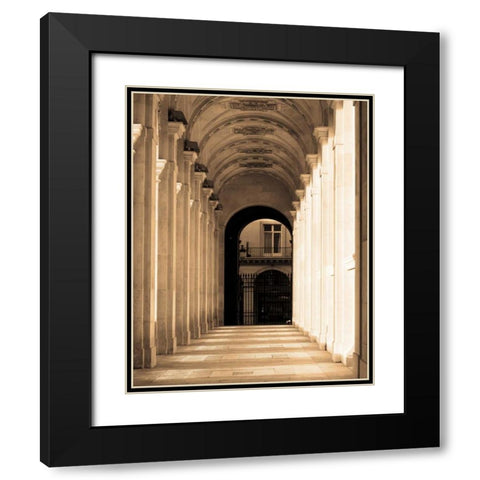 Passage Marly Black Modern Wood Framed Art Print with Double Matting by Gilboa, Marina Drasnin