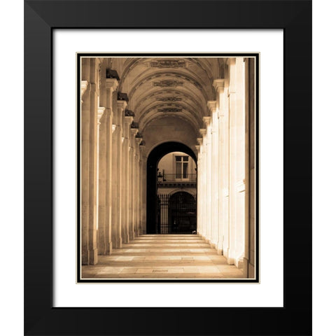 Passage Marly Black Modern Wood Framed Art Print with Double Matting by Gilboa, Marina Drasnin