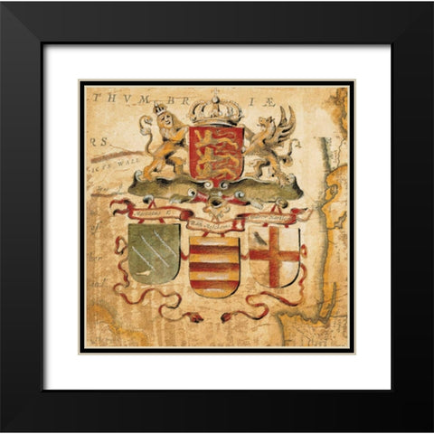 Terra Nova IV Black Modern Wood Framed Art Print with Double Matting by Jardine, Liz