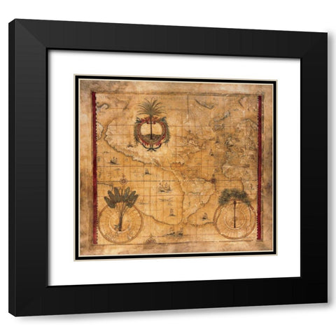 Nova Totius Black Modern Wood Framed Art Print with Double Matting by Jardine, Liz