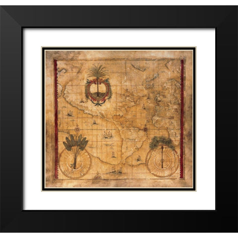 Nova Totius Black Modern Wood Framed Art Print with Double Matting by Jardine, Liz