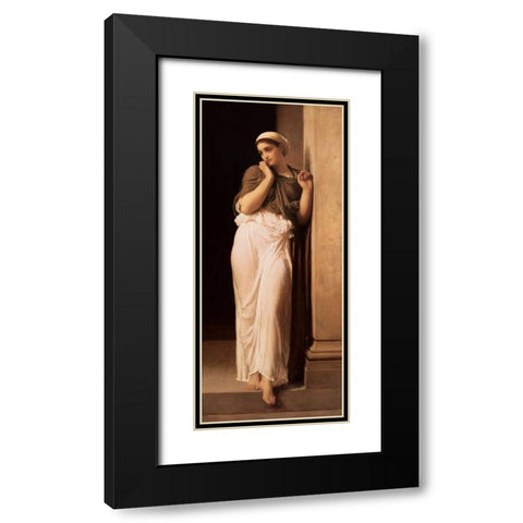 Nausicaa from James Joyces Ulysses Black Modern Wood Framed Art Print with Double Matting by Leighton, Lord Frederic