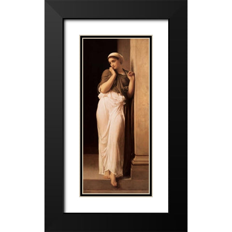 Nausicaa from James Joyces Ulysses Black Modern Wood Framed Art Print with Double Matting by Leighton, Lord Frederic