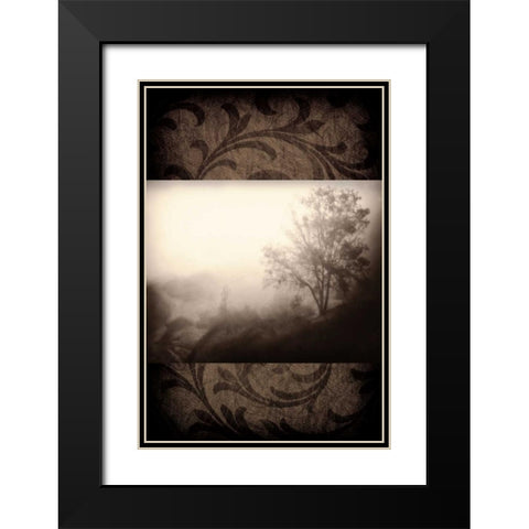 Early Morning Fog Black Modern Wood Framed Art Print with Double Matting by Pahl, Janel