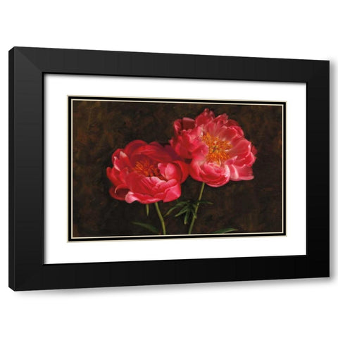 Romance Black Modern Wood Framed Art Print with Double Matting by Pahl, Janel