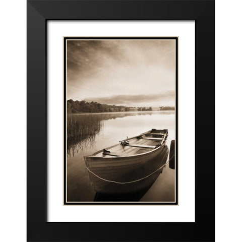 Secret Escape Black Modern Wood Framed Art Print with Double Matting by Pahl, Janel