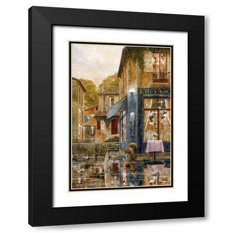 Missing You Black Modern Wood Framed Art Print with Double Matting by Archambault, Gilles