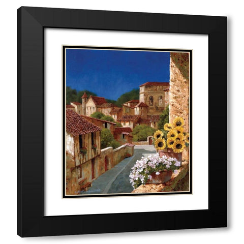 Spring Fever Black Modern Wood Framed Art Print with Double Matting by Archambault, Gilles