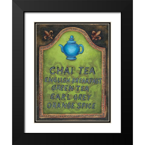 Tea Black Modern Wood Framed Art Print with Double Matting by Rafuse, Will