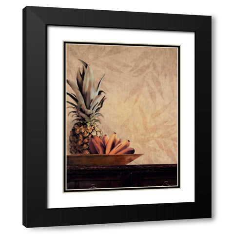 Plantation I Black Modern Wood Framed Art Print with Double Matting by Venter, Tandi