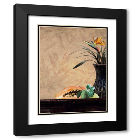 Plantation II Black Modern Wood Framed Art Print with Double Matting by Venter, Tandi