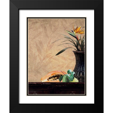 Plantation II Black Modern Wood Framed Art Print with Double Matting by Venter, Tandi