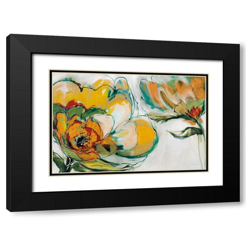 Bloomed III Black Modern Wood Framed Art Print with Double Matting by Fitsimmons, A.