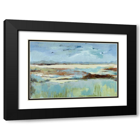 Open Spaces Black Modern Wood Framed Art Print with Double Matting by Buckley, Mary